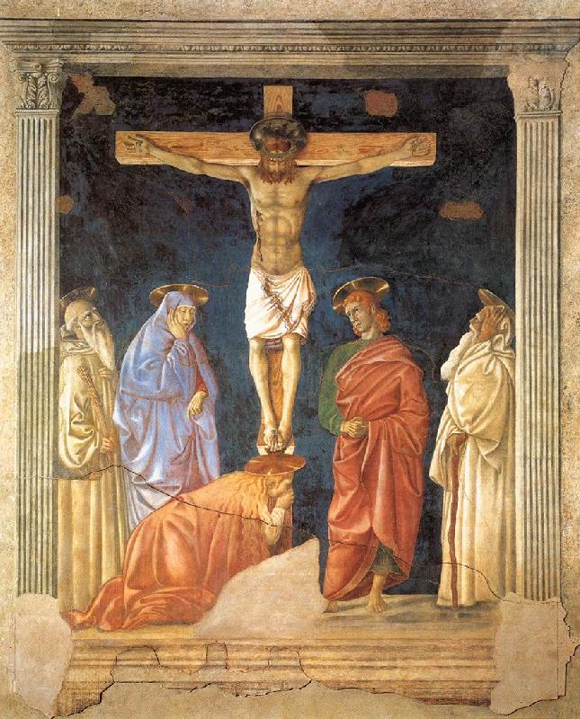 Andrea del Castagno Crucifixion and Saints china oil painting image
